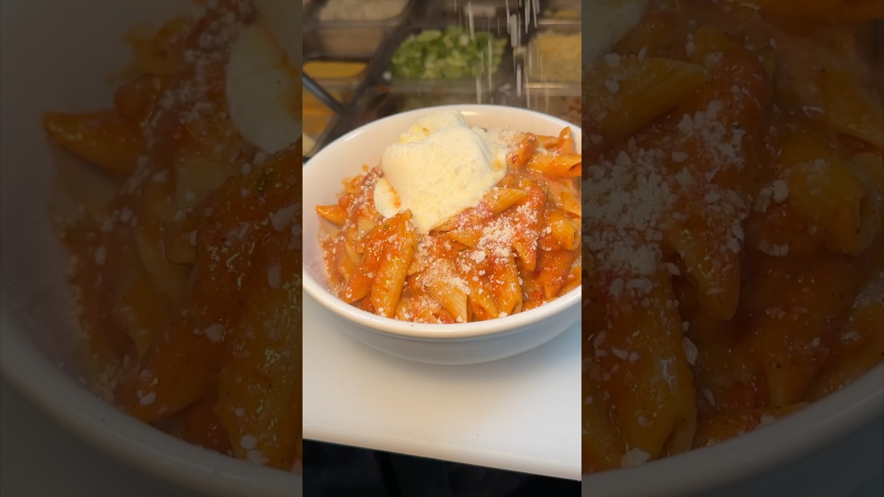 The CREAMY BURRATA PASTA from Street To Table in Huntington, NY on Long Island!! 🍝🔥🤤 #DEVOURPOWER