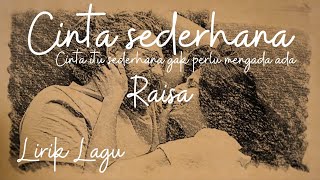 Download Lagu Raisa-Cinta sederhana | LYRIC LAGU(Draw Memories Lirik video by me) Official Music Video oleh saya 😅 MP3