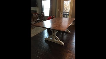 2019 Trestle Farmhouse Table Build Part 2