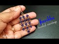 ⚜️ Jharokha, Beaded Earrings || DIY Seed bead earrings/ aretes tutorial (0237)