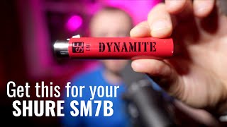 SHURE SM7B // sE Electronics DM1 Dynamite Preamp