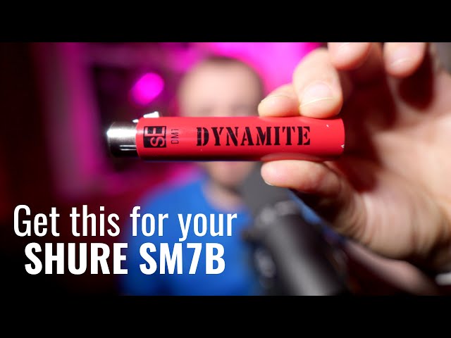 SHURE SM7B // sE Electronics DM1 Dynamite Preamp - YouTube