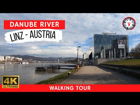 Video: Linz, Østrig - Donau River City