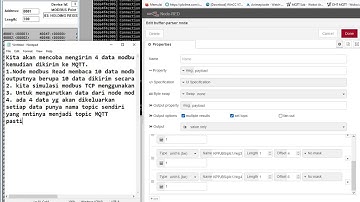 simple modbus to MQTT only 3 node using nodered with buffer parser