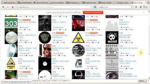 search and follow users - users in group -  soundcloud bot