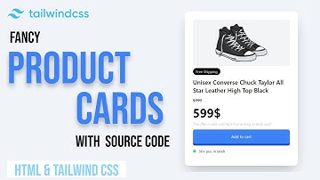 Design Resoponsive Product Card with HTML & TAILWIND CSS Under 8 MINUTES