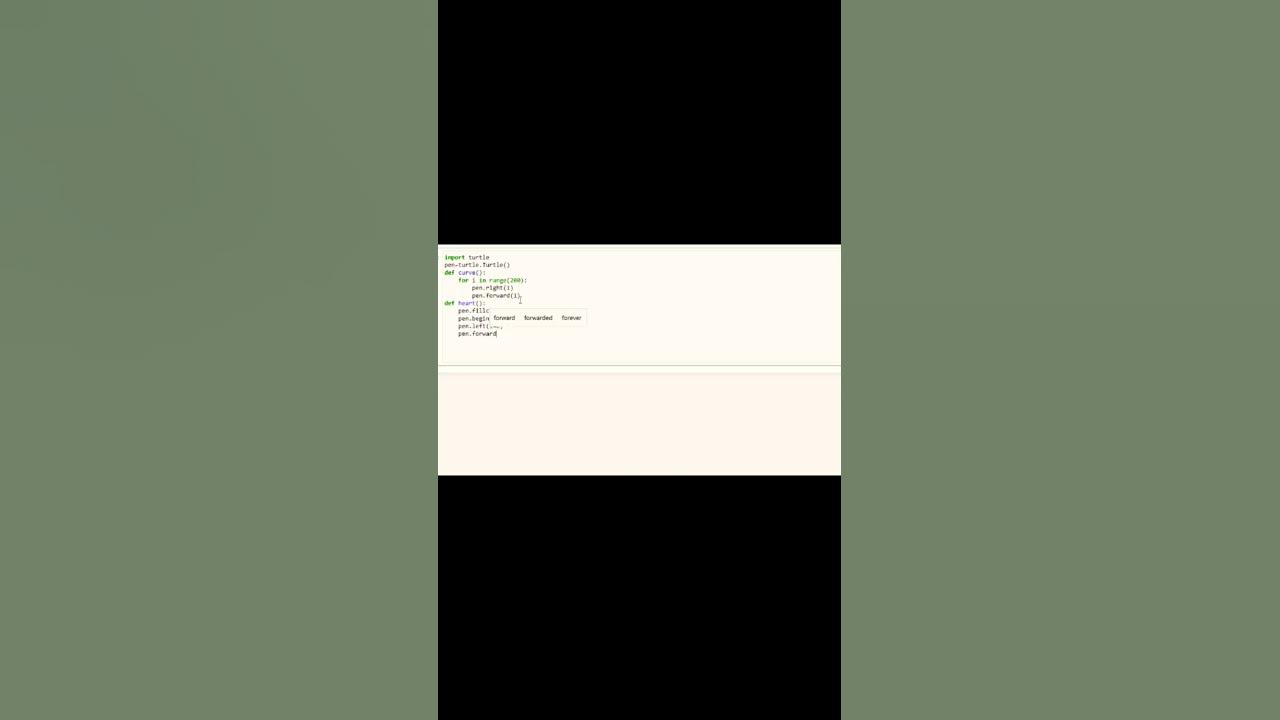 Heart Shape Pattern using python 🥱 #viralshorts #coding #programming # ...