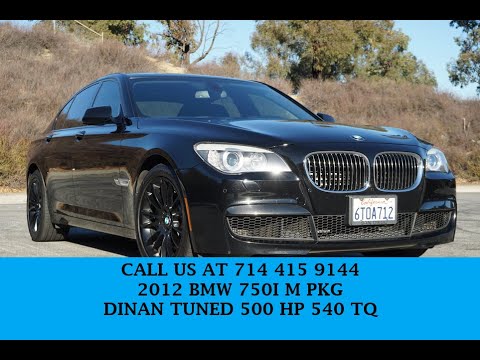 sold 2012 BMW 750I M SPORTS DINAN TUNED 500 HP 550 TQ..45K MILES FOR ...