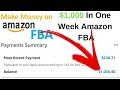 $1000 In One Week Amazon FBA [ Actual Sales ]