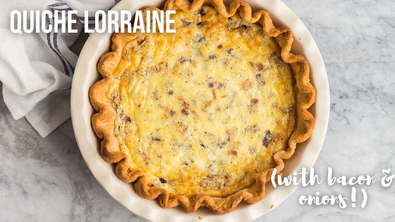 Perfect Quiche Lorraine! Bacon, cheese and onions The Recipe Rebel YouTube