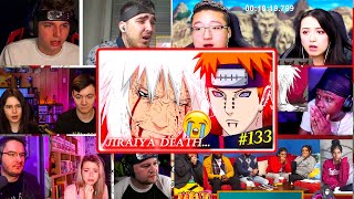 Jiraiya Death.... [16 People React] Shippuden Episode 133 REACTION MASHUP ナルト 疾風伝 海外の反応