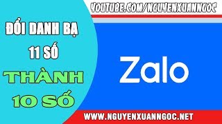 Cách đổi danh bạ điện thoại 11 số sang 10 số trong 10 giây screenshot 1