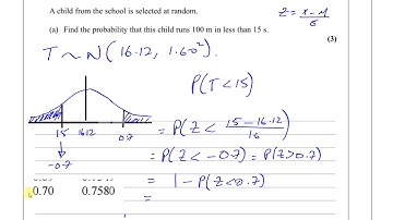EDEXCEL  S1 JUNE 2011 GCE Q4 Normal Distribution