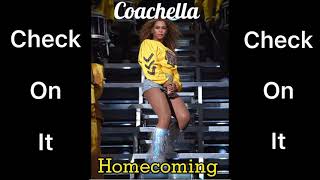 Beyoncé | Check On It HOMECOMING Coachella 2018 | Studio Version