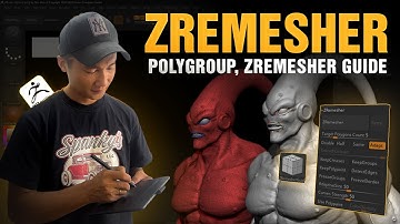 ZBrush Tips | Part 9 - Cách sử dụng Zremesher hiệu quả | CG3D TUTORIAL #zbrush #cg3d