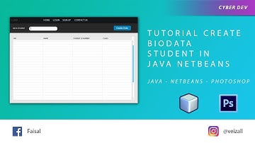 [Netbeans] How To Create Biodata Student In Java Netbeans Perfect Design