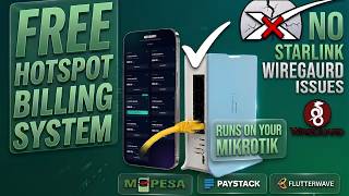 FREE MikroTik Hotspot Billing System | Auto Payments & WiFi Access Setup