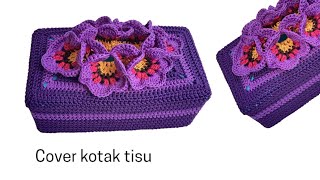 🔴PART 1 TUTORIAL KOTA TISU _ CARA MERAJUT KOTAK TISU _ CARA MERAJUT SARUNG KOTAK TISU
