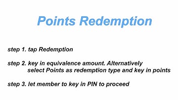 mPOS Merchant App - Points Redemption