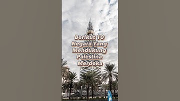 10 negara yang mendukung Palestina merdeka #shorts
