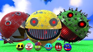 Pacman vs TwoLegged Flying Robot Pacman vs Bulldozer Robot 10