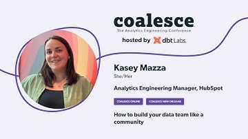 How to build your data team like a community