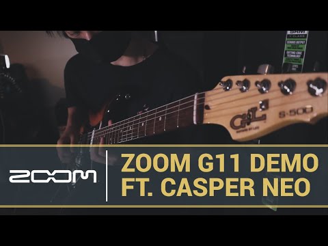 New ZOOM G11 Multi-Effects Processor Demo (ft. Casper Neo of Aggressive Raisin Cat)