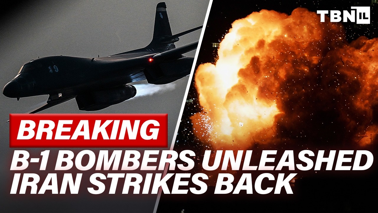 BREAKING: U.S. B-1 Bombers OBLITERATE Iranian Missiles; Qatar DOWNS Iran Fighter Jet | TBN Israel