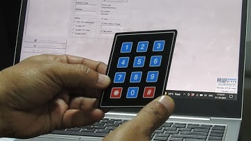 3x4 Matrix Capacitive Touch Keypad