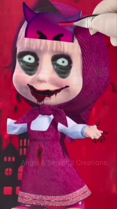 Masha And The Bear Halloween🎃🧟ماشا و الدب #bhoot #reallife #shorts #horrorstories #cartoon