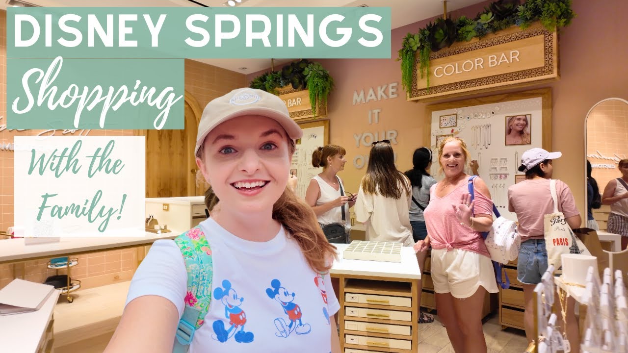 Disney Springs Shopping & Dinner at T-Rex Cafe | Disney World Family Vacation July 2024