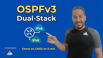 OSPFv3 explicado fácil ▶ Lab GNS3 dual‑stack (IPv4/IPv6) CCNA/CCNP