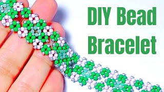 Seed Bead Bracelet Tutorial with Step by Step Instructions - Summer Bead Bracelet DIY Tutorial