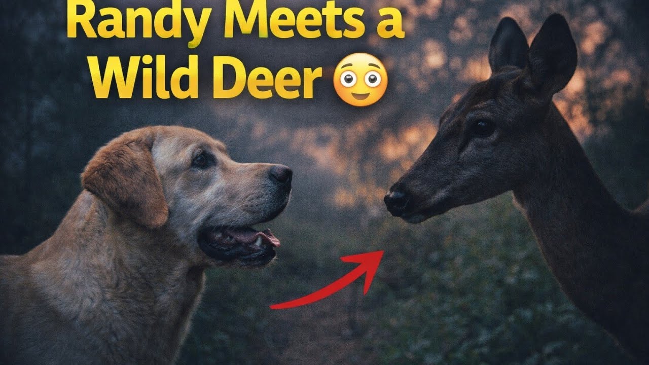 Randy Meets a Wild Deer 😱 | Evening Adventure in the Village