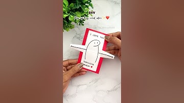 DIY pop-up hug card🤗❤️ #diy #craft #handmade #love #gift #couple #shorts #fyp #papercraft #foryou