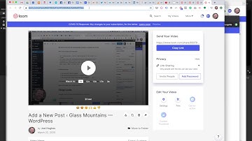 Screencasting - a very quick demo of using Loom
