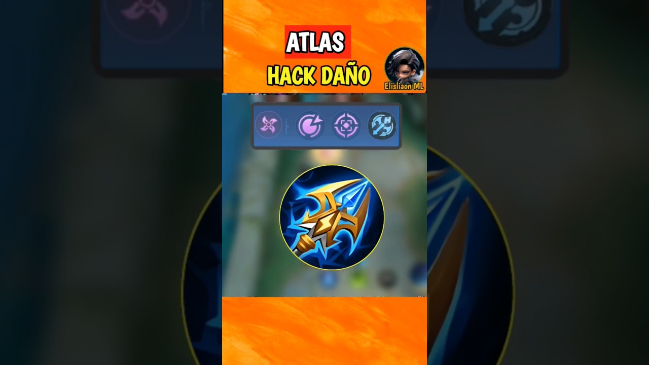 👉ATLAS HACK DAÑO!🔥Best build y emblemas/ Mobile legends 2025