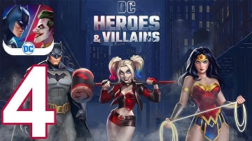 DC Heroes & Villains Match 4 Gameplay Walkthrough Part 4 - Chapter 3: Level 4-5 (iOS, Android)