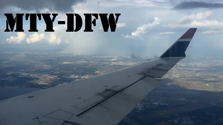 American Eagle (operated by Mesa Airlines) CRJ-900 - Monterrey, Mexico to Dallas/Fort Worth