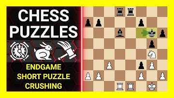 Chess Puzzles to Practice. Themes: Endgame, Short puzzle, Crushing. Learn Chess