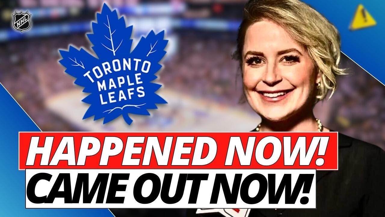 LAST MINUTE! OFFICIAL ANNOUNCEMENT! TORONTO MAPLE LEAFS NEWS TODAY! NHL ...