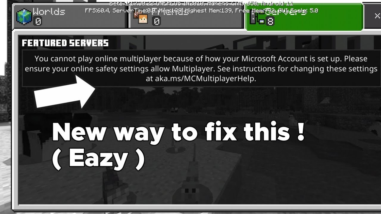 minecraft pe online  Update 2022  How to fix privacy and online safety setting in Minecraft PE