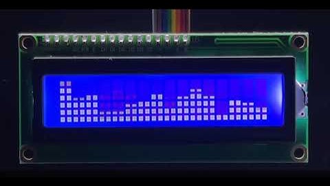 Audio Spectrum Analyzer LCD Display HAZI TECH Segment LCD
