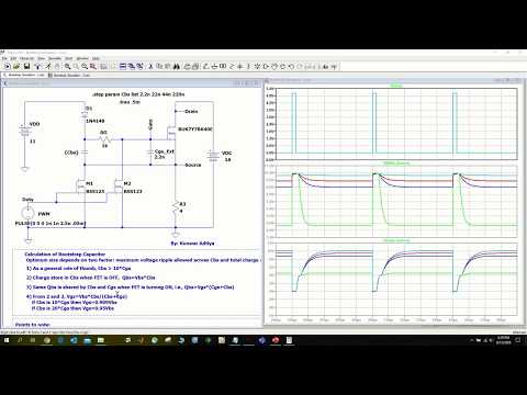 Design Guide for Bootstrap Gate Driver Circuit with LTspice Simulation