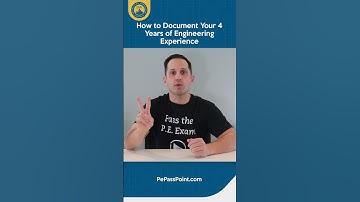 How to Document Your 4 Years of Engineering Experience