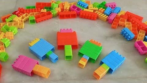 Satisfying DIY/ Ice cream ASMR/Building Blocks/ relaxation #asmr#asmrsounds#buildingblocks