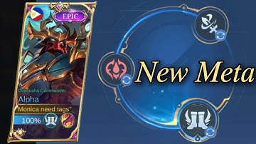 New Meta Alpha | Solo Ranked Game | Best Alpha Build and Emblem 2023