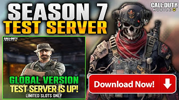 Season 7 Test Server Global Version Cod Mobile 2023 || Season 7 Call of Duty Mobile Test iOS Android