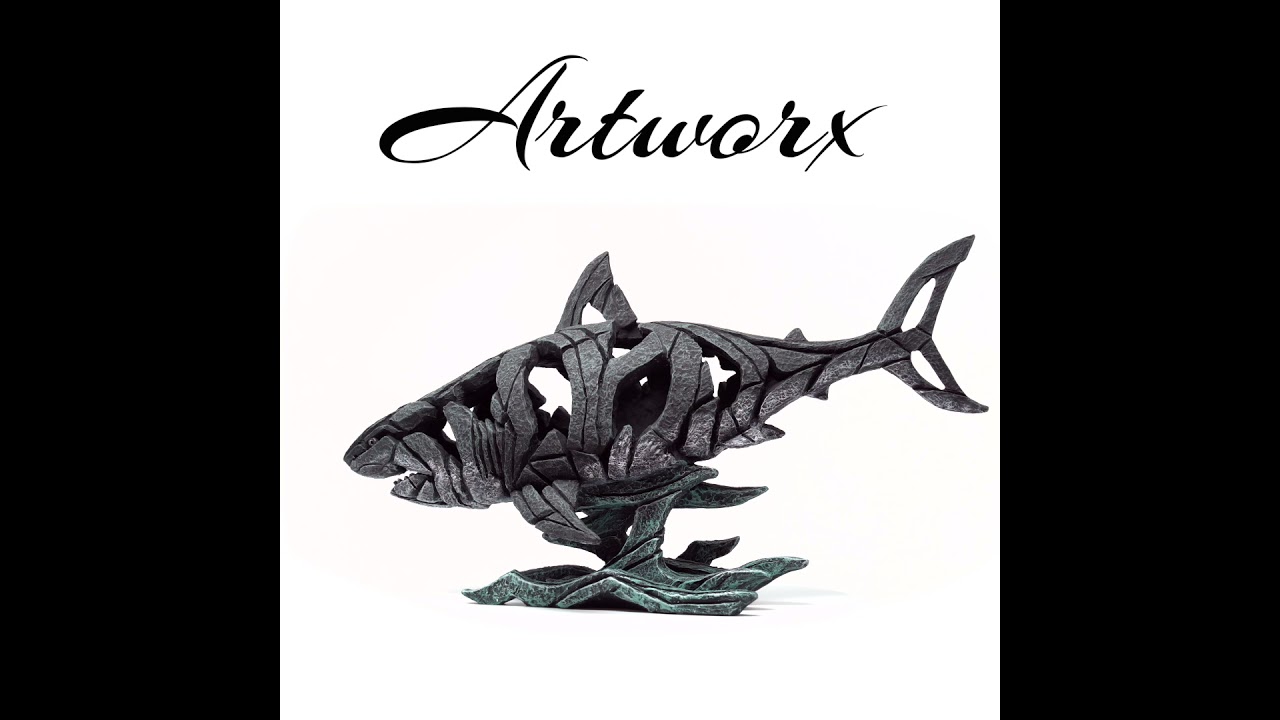 Shark sculpture by Matt Buckley at Edge Sculpture YouTube