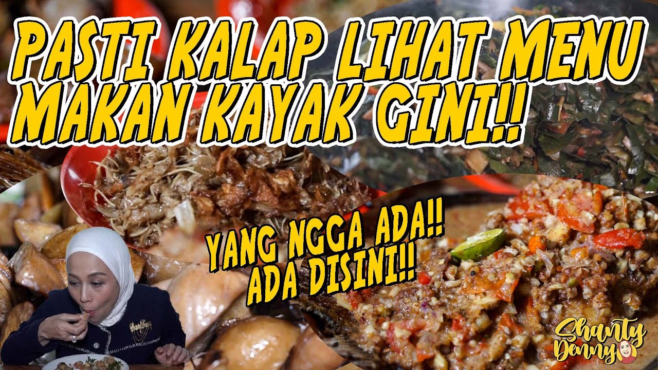 PASTI KALAP LIHAT MENU MAKAN KAYAK GINI!! WR. SAUNG MATOA!!